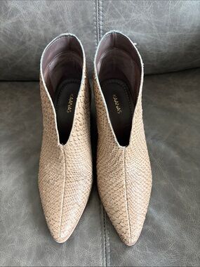 KAANAS Morellino Snake Boots - Taupe